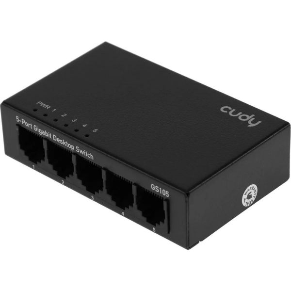 Коммутатор Cudy GS105 5x10/100/1000 Мбит/сек, неуправляемый