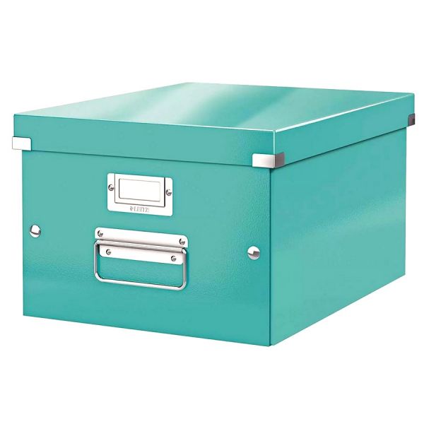 Короб архивный Leitz Click & Store 60440051 картон бирюзовый