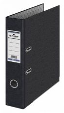 Папка-регистратор Durable А4 70 мм картонная мрамор черная (3310-00)