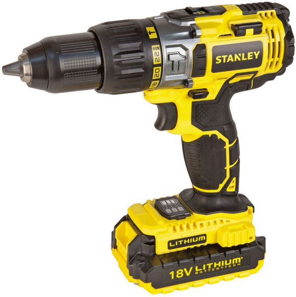 Шуруповерт STANLEY STDC18LHBK-RU